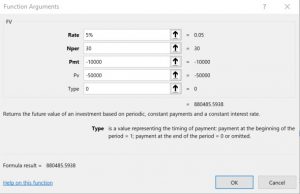 Compound Fv Excel Example FV Formula Excel to Calculate Compound Interest | White Coat Investor