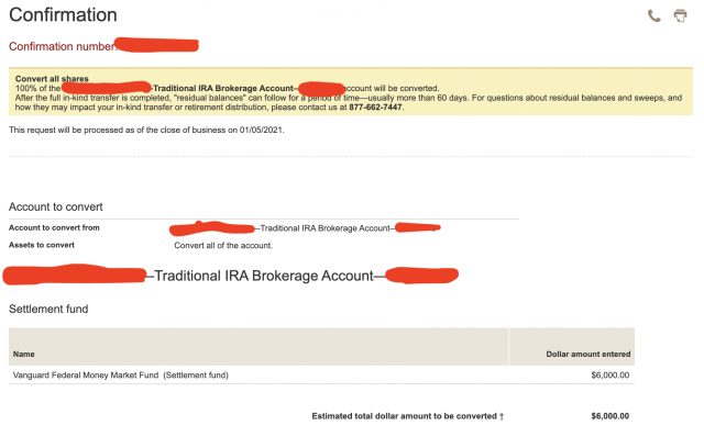 Vanguard Backdoor Roth Step-by-Step Guide [Screenshots] | White Coat ...