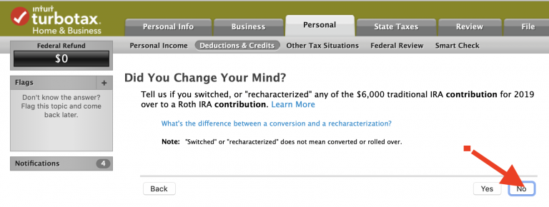 How to Report a Backdoor Roth IRA on Turbotax [With Screenshots ...