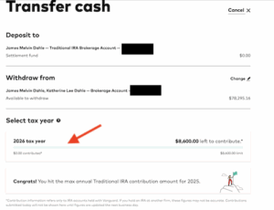 Vanguard Backdoor Roth Step-by-Step Guide [Screenshots] | White Coat ...