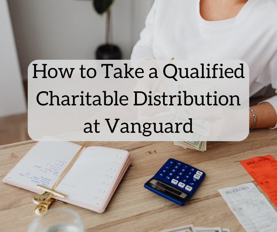 How to take a qualified certified delivery (QCC) at Vanguard [with Screenshots]