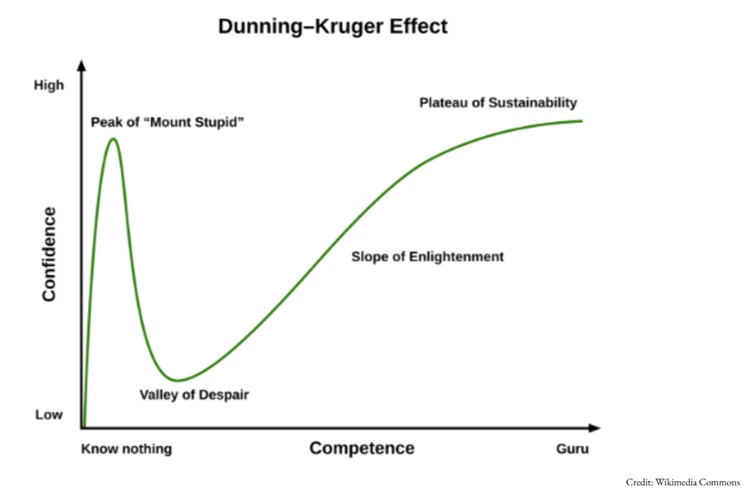 dunning kruger chart